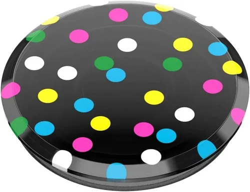 Miniatura 3 de Agarre translúcido para teléfono PopSockets con soporte expansible, PopSockets para teléfono, PopGrip translúcido - Negro disco