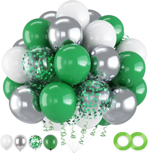 Miniatura 13 de Juego de Globos de Juego Azul y Negro, 60 Piezas, 12 Pulgadas de Azul Claro y Azul Oscuro para Decoraciones de Fiesta de Videojuego, Fiesta