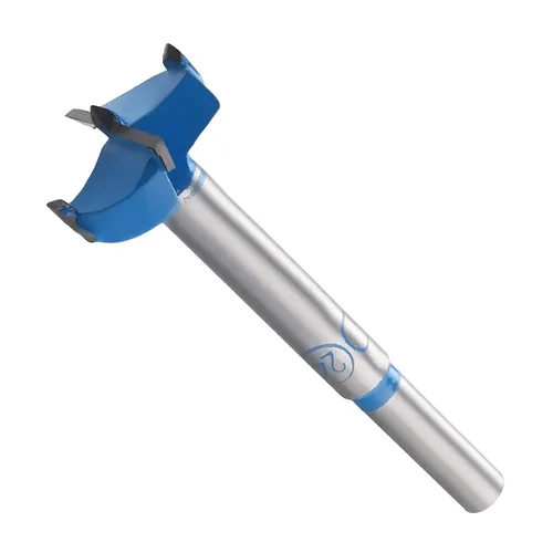 Miniatura 10 de Utoolmart Forstner Brocas de corte de madera de carburo cementado de 0.906 in, cortador de sierra de agujero para carpintería de mango redondo