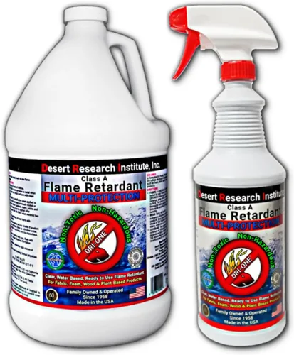Spray ignífugo para telas, madera y más - Clase A - Eco Seguro - NFPA 701 - ASTM E84