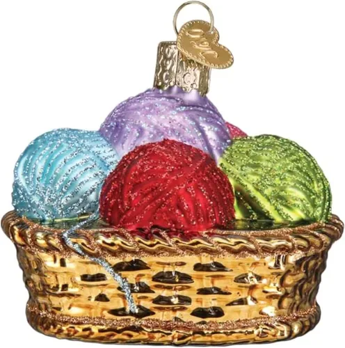 Miniatura 11 de Old World Christmas Hobbies Gifts - Adornos de vidrio soplado para máquina de coser de árbol de Navidad, 2.75, multicolor