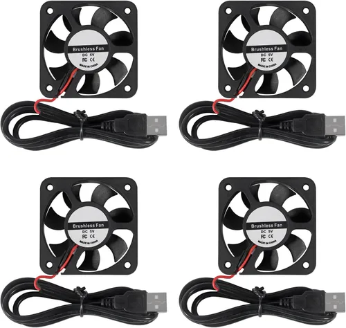 Miniatura 10 de UMLIFE Ventilador de enfriamiento de impresora 3D de 1.575 in x 1.575 in x 0.394 in, ventilador de ventilador de rodamiento de aceite DC 12V