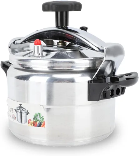 Miniatura 10 de Olla a presión gruesa de aluminio de gran capacidad, antiadherente, a prueba de explosiones, revestimiento antiadherente, para guisar, cocinar al