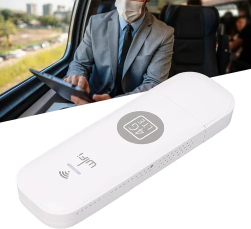Miniatura 3 de VBESTLIFE 4G LTE USB WiFi Dongle y router de punto de acceso móvil, módem de viaje portátil con ranura para tarjeta SIM, soporte B1 3 5 7 8 20 28 38