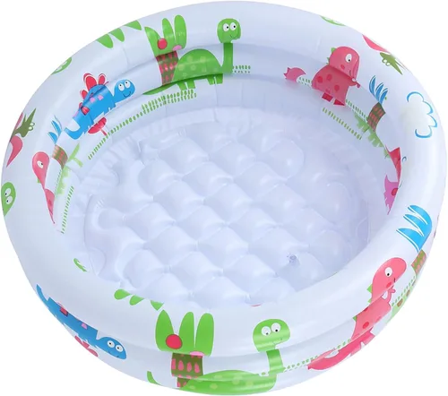 Miniatura 8 de Sazao Piscina anular para niños, piscina inflable para bebés, redonda, PVC, 23.6 in, ocupación de 2-3, bebé, niño pequeño, niño pequeño