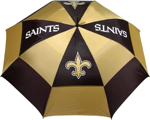 Miniatura 21 de Team Golf NFL San Francisco 49ers - Paraguas de golf de 62 pulgadas con funda protectora, diseño de protección contra el viento de doble toldo