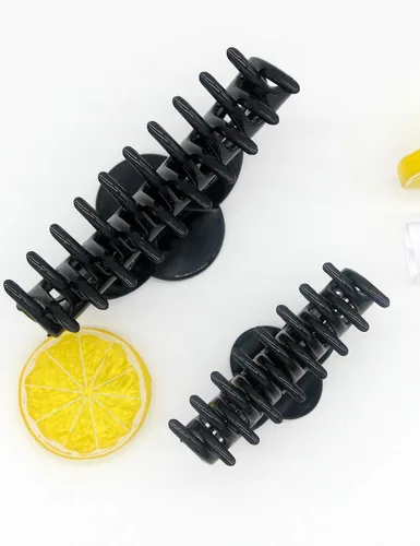 Miniatura 8 de Pinzas para cabello grandes de plástico, para mujeres con cabello grueso