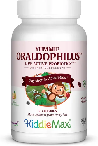 Miniatura 6 de Maxi Health KiddieVite masticable - Multivitaminas y minerales - Sabor a goma de mascar - 90 masticables - Kosher