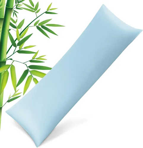 Miniatura 19 de Fundas de almohada de tamaño corporal, Fundas de almohada de viscosa refrescante con cierre de cremallera, Funda de almohada fresca y transpirable