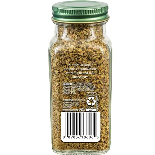 Miniatura 2 de Simply Organic Condimento italiano orgánico certificado, 0.95 onzas envase