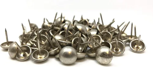 Miniatura 14 de DMSE – Tamaño mayorista 7/16" diámetro (0.433 in) hardware tapicería muebles decorativos Pulgar tachuelas clavos clavos 1000