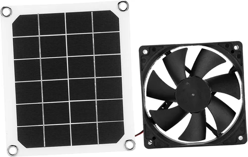 Miniatura 4 de Kit de ventilador extractor accionado solar 6V 10W IP65 impermeable para invernadero gallinero con carga USB