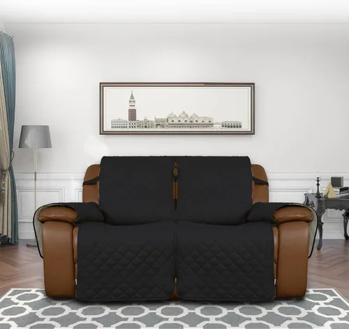 Miniatura 2 de Easy-Going Funda para Sillón Reclinable de Dos Plazas, Funda de Sofá Reversible para Sillón Reclinable Doble, Funda de Sofá Dividida para Cada