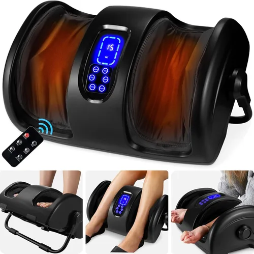 Miniatura 13 de Best Choice Products Masajeador de pies Shiatsu calentado para aliviar el dolor, fascitis plantar, neuropatía, circulación sanguínea con diseño