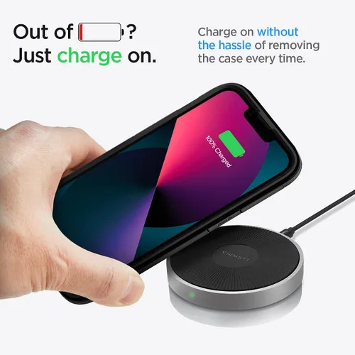 Miniatura 6 de Spigen Tough Armor [Tecnología de Protección Extrema] Diseñada para Funda iPhone 13 (2021) - Negro