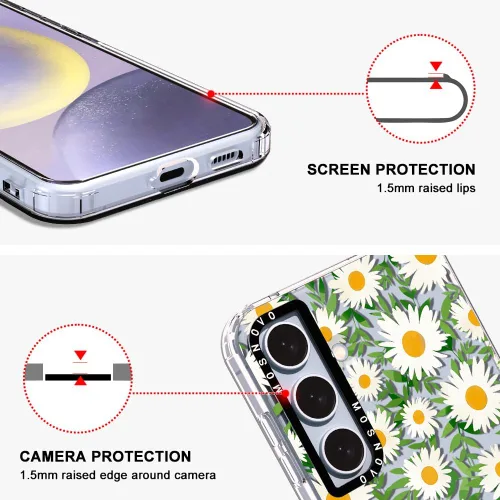 Miniatura 4 de MOSNOVO - Funda para teléfono Samsung Galaxy S24, con protección Buffertech contra caídas de grado militar (6.6 pies), de poliuretano termoplástico