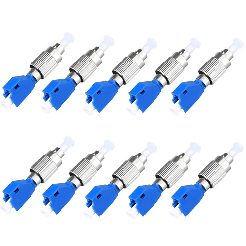 Miniatura 19 de Conector de fibra óptica, FC macho a LC hembra híbrido adaptador convertidor de fibra óptica compatible con medidor de potencia óptica localizador