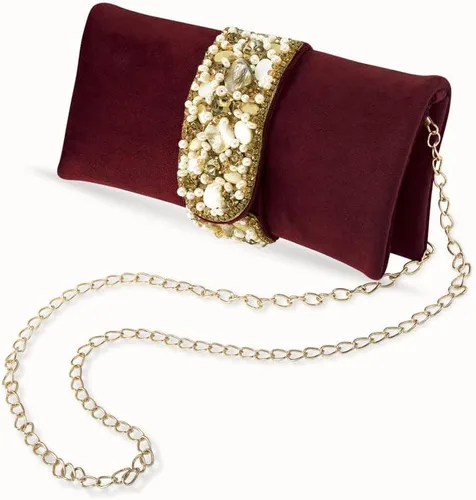 Miniatura 2 de Aheli Clutch Purses Gift for Women Handmade Evening Bridal Handbags