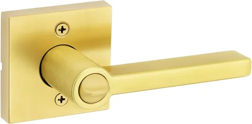 Miniatura 2 de Kwikset Halifax - Manija de puerta de entrada con cerradura y llave, palanca reversible con llave segura, exterior, para entrada delantera