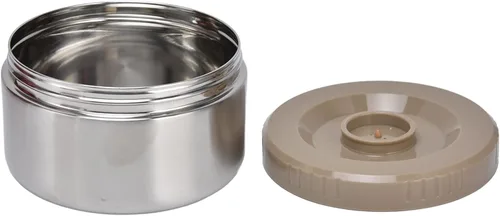 Miniatura 9 de 2.3L Vacuum Insulated Food Container with 3 Stackable Compartments 304 Stainless Steel Leak Proof Adults Thermal Food Jar for Work Travel Picnic Gold