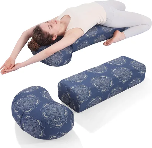 Miniatura 9 de MABOZOO Almohada de yoga de 2 piezas