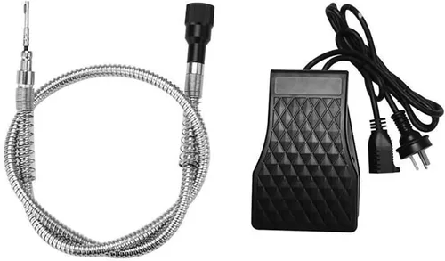 Miniatura 5 de iDili AC 110V Molino colgante eléctrico eje flexible Motor colgante giratorio eje flexible máquina pulidora pulido herramienta de pulido 6MM Chuck