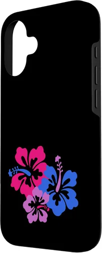 Miniatura 2 de Bisexual Bi Pride Sutil Hibiscus Flower Hawaii LGBT LGBTQ Funda para iPhone 16