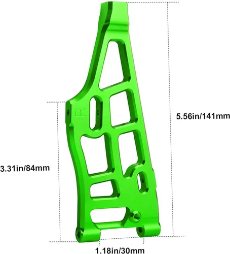 Miniatura 5 de Brazos de suspensión inferiores delanteros de aluminio para Arrma 1/8 Kraton/Outcast/Notorious/Talion 6S BLX, piezas de actualización, reemplaza