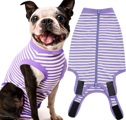 Miniatura 24 de Traje de Recuperación Quirúrgica para Perros, Camisa de Cirugía para Perros Machos y Hembras, Ropa de Recuperación para Esterilización y Castración