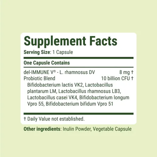 Miniatura 3 de Del-Immune V + Mezcla de probióticos y prebióticos Delpro de Stellar Biotics - Promueve la salud intestinal óptima, la digestión, el apoyo