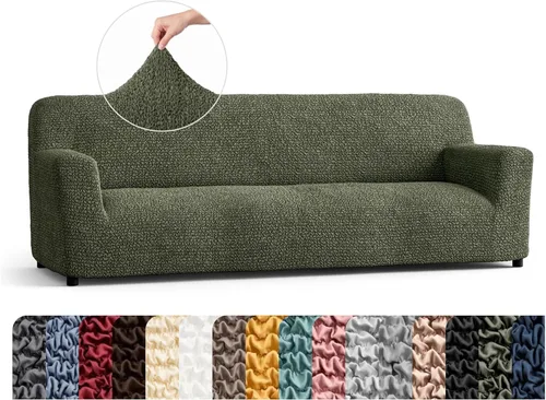 Miniatura 14 de Fundas elásticas de sofá prémium para sofá, funda para silla, lavable, apta para perros y mascotas, fundas elásticas de poliéster para sofá biplaza