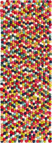 Miniatura 16 de Unique Loom Colección de Bolas de Felpa - Alfombra de área en forma de nube (2' redonda, color marfil)
