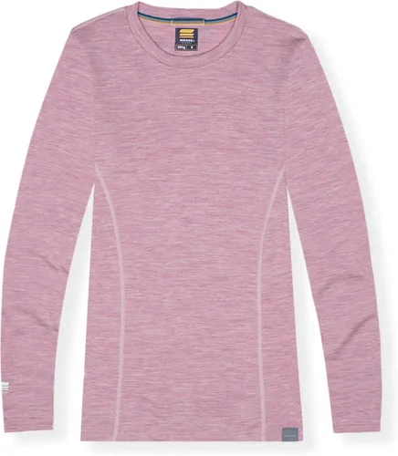 Miniatura 3 de MERIWOOL Camiseta térmica de manga larga para mujer, 100% lana merina, peso medio, para mujer