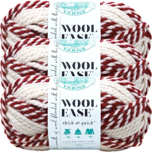 Miniatura 98 de Lion Brand Yarn - Ovillo de lana Wool-Ease Thick & Quick color fuerza aérea