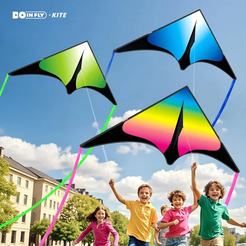 Miniatura 5 de Delta Kite for Kids & Adults, Extremely Easy to Fly Kite, Suitable for Family outings, Outdoor Games and activitie