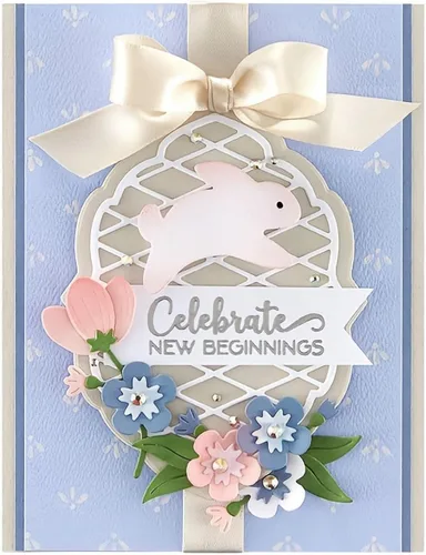 Miniatura 3 de Troqueles de calabaza fantasma y flores de Halloween para hacer tarjetas, troqueles de corte de metal, troqueles de papel para álbumes de recortes