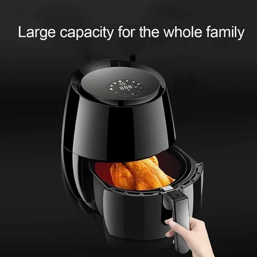 Miniatura 3 de Horno freidora de aire, pantalla digital de 5.4 cuartos de galón, preajustes de cocción con 7 ajustes preestablecidos táctiles, cocción en horno