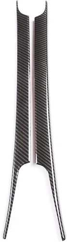 Miniatura 5 de YIWANG ABS cromado para Mercedes Benz Clase C W204 C180 C200 2007 – 2013 Consola central de coche, tiras de decoración de accesorios, Fibra de Fibra