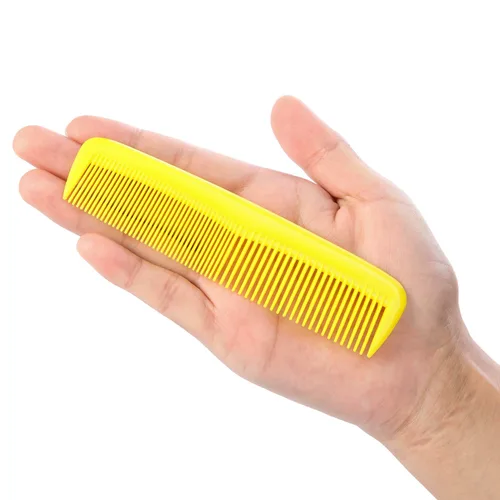 Miniatura 5 de Leinuosen Set de 12 piezas de peines de bolsillo de plástico de dientes finos para peinado para mujeres y hombres, Peines para cabello