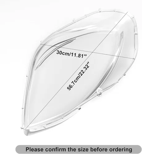 Miniatura 2 de Topteng Pasajero L+R par de lente de repuesto para 05-13 C6 Corvette