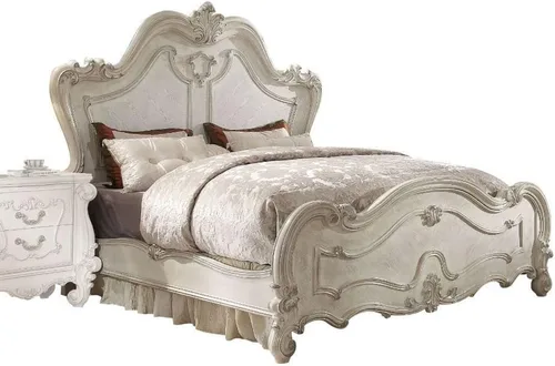Miniatura 17 de Acme Cama con paneles de madera tamaño King Versalles en roble cereza roble cerezo
