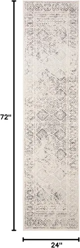 Miniatura 131 de Safavieh - Alfombra decorativa de la colección Tulum, modelo TUL264F, estilo marroquí, bohemio y desgastado, no suelta pelusa, para sala, vestíbulo