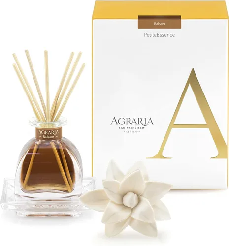 Miniatura 49 de AGRARIA Set de Difusor de Aroma de Flores y Varillas AirEssence, Juego de Fragancia Botánica de Flores Sola Hecho a Mano, Juego de Difusor de Aceite