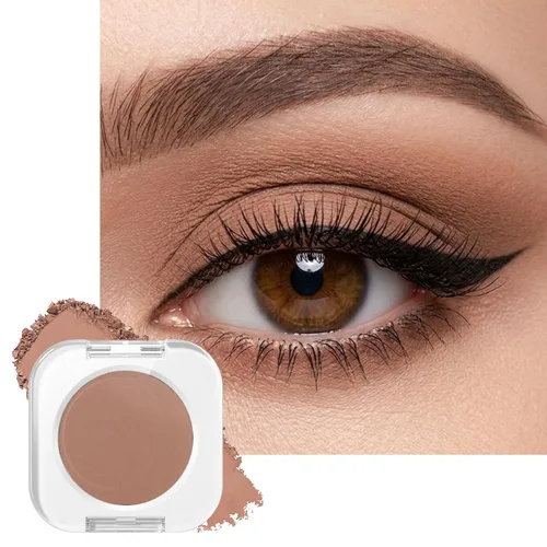 Miniatura 17 de Erinde Paleta de sombra de ojos blanca mate, sombra de ojos en polvo prensado blanco, ultra mezclable, color pigmentado, larga duración, base de 201