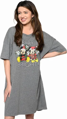 Miniatura 4 de Disney Camiseta de dormir para mujer, estampado de Mickey Minnie Mouse, talla única y grande