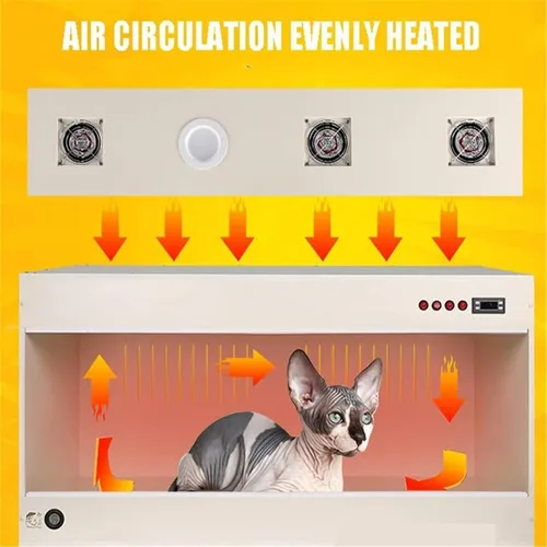 Miniatura 2 de Incubadora inteligente para cachorros, criadora de mascotas grande con calefacción, incubadora de gatos para cachorros, incubadora de cachorros