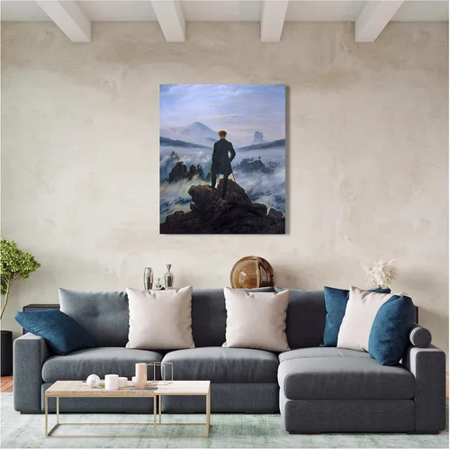 Miniatura 541 de A&T ARTWORK Campo de trigo con cipreses de Van Gogh Las reproducciones de arte clásico mundial, impresiones en lienzo giclée para decoración