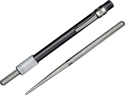 Miniatura 6 de AccuSharp - Afilador de cuchillos compacto de diamante con varilla cónica, afilador portátil para cuchillos y herramientas para cuchillas dentadas