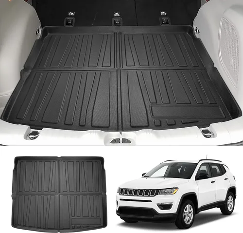 Miniatura 14 de Revestimiento de carga para Audi A4 / S4 2017 2018 2019 2020 2021 2022 2023 2024 Tapete de carga resistente (no para modelos A4 All-Road)