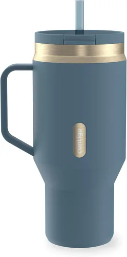 Miniatura 19 de Contigo SnapSeal - Botella de agua de acero inoxidable de 14 onzas con aislamiento al vacío con tapa de cierre automático a prueba de fugas